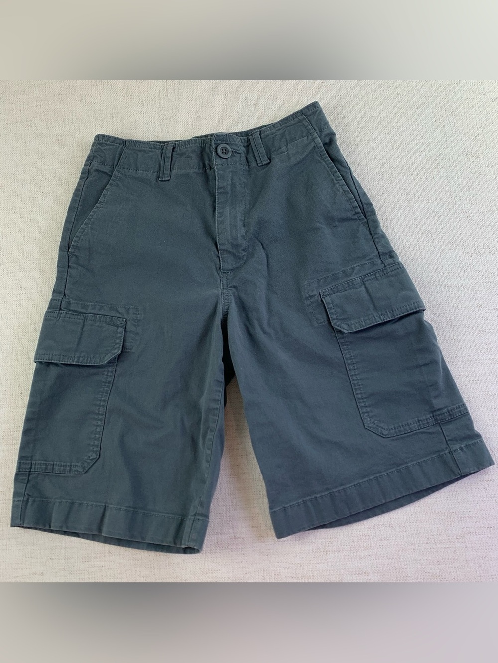 First Wave boy's‎ cargo chino shorts in gray size 12